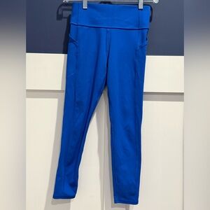 All in Motion Vibrant Blue Leggings youth girls size 10/12